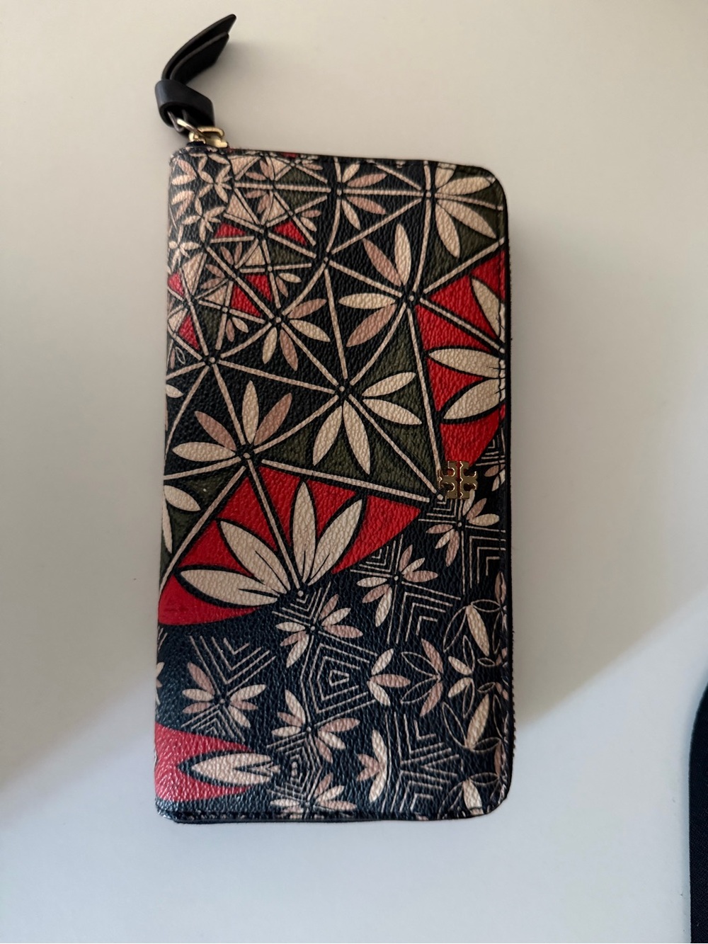 Tory Burch Floral Zip Wallet
